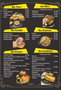 menu the only place casablanca
