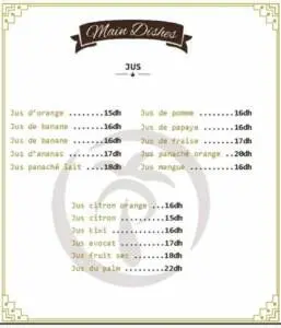 Menu The Palm Coffee Safi June 2023 494216