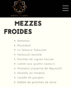 menu theatre du Liban casablanca (1)