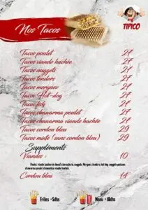 tipico fes menu 2