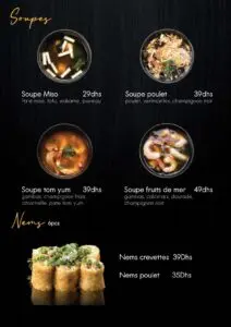 menu Tobiko restaurant asiatique a casablanca 03