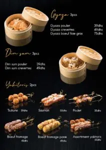 menu Tobiko restaurant asiatique a casablanca 05