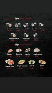tori sushi menu agadir restaurant 3