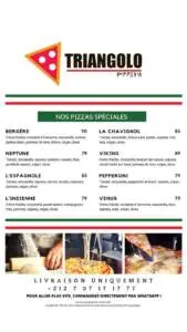 MENU Triangolo Marrakech restaurant 8