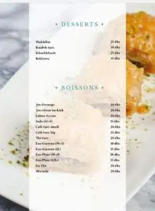 menu turkish chef restaurant turc marrakech 2