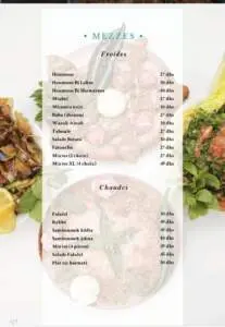 menu turkish chef restaurant turc marrakech 1