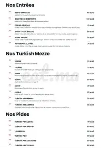 turkish steakhouse menu restaurant marrakech 2022 1