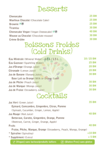 Menus · 4