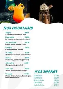 Menu Veranda Meknes June 2023 494222