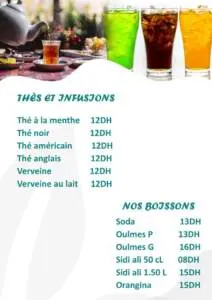 Menu Veranda Meknes June 2023 414222