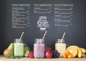 menu vintage tanger