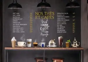 menu vintage tanger