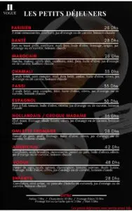 vogue menu kenitra restaurant 2