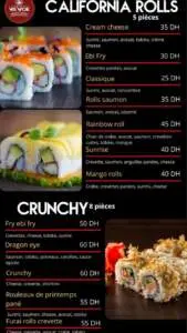 menu wa wok marrakech restaurant asiatique 11
