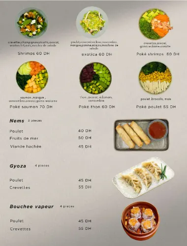 Menu de Wabi Sushi à Casablanca — page 4