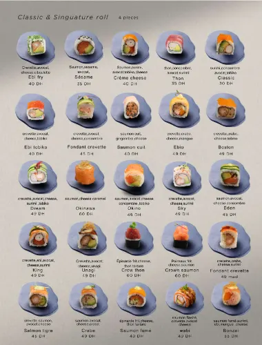 Menu de Wabi Sushi à Casablanca — page 8