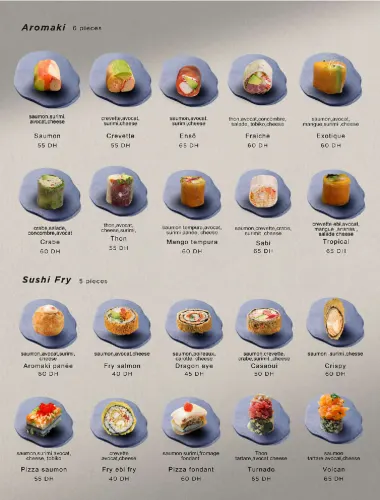 Menu de Wabi Sushi à Casablanca — page 9
