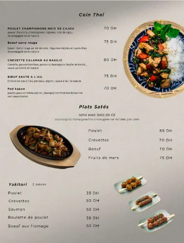 Menu de Wabi Sushi à Casablanca — page 11