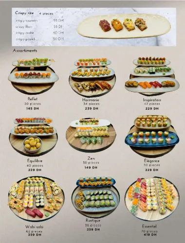 Menu de Wabi Sushi à Casablanca — page 12