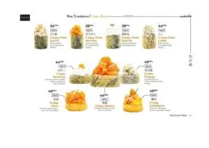 WAKAME sushi MENU restaurant asiatique 25