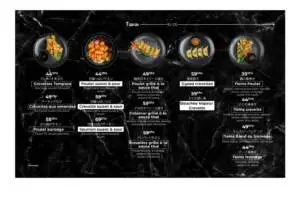 WAKAME sushi MENU restaurant asiatique 34