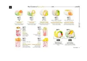 WAKAME sushi MENU restaurant asiatique 27