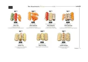 WAKAME sushi MENU restaurant asiatique 11