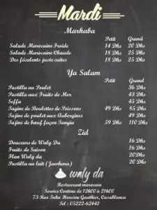 Les menus · 4
