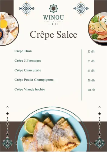 Menu de WINOU GELATO & COFFEE à Ville à vérifier — page 3