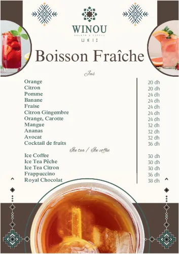 Menu de WINOU GELATO & COFFEE à Ville à vérifier — page 11