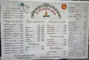 Menus · 1