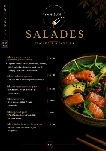 Menu de YANISUSHI à Benguerir — page 3