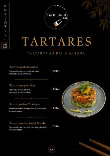 Menu de YANISUSHI à Benguerir — page 5