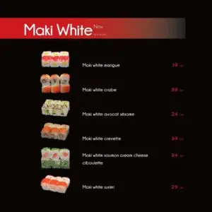 Les menus · 3