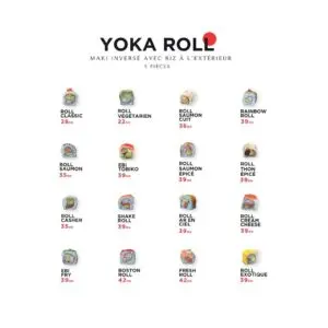Menu Yoka Sushi 13