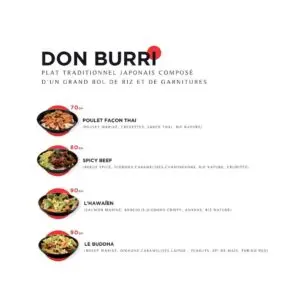 Menu Yoka Sushi 21