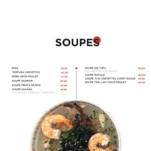 Menu YOKA SUSHI Kenitra August 2023 262805-037700