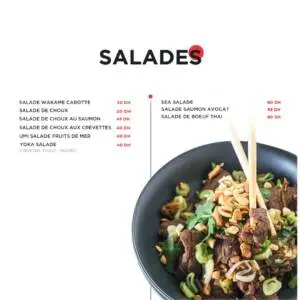 Menu YOKA SUSHI Kenitra August 2023 252805-744500