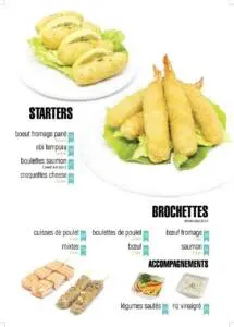Menu Yoshi Sushi Casablanca December 2023 190422-178700