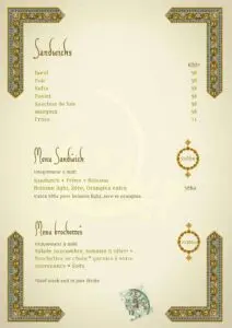 Zayyane Rabat Menu Restaurant 2