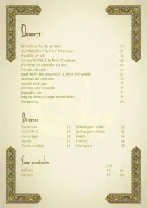 Zayyane Rabat Menu Restaurant 10
