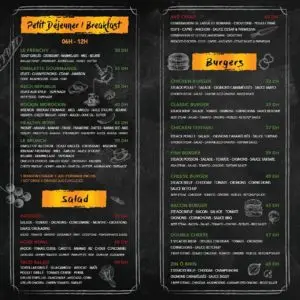 Menus · 2