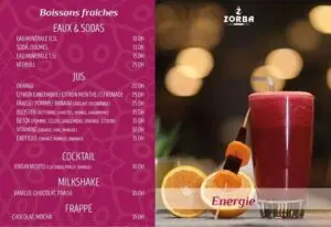 menu zorba restaurant a casablanca biranzarane 4
