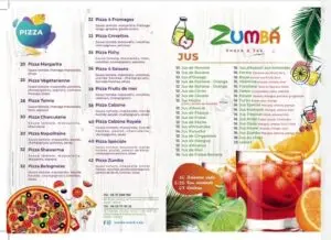 Zumba Menu1