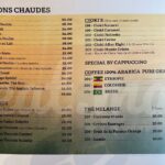 CAPPUCCINO MENU MARRAKECH CAFE RESTAURANT 2022 4