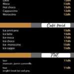 Colombiana Ice Menu 12
