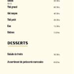 Cooperative at menu restaurant marrakech 2