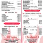 Coq Magic Menu salé