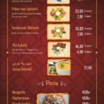 menu fayrouz tanger