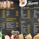 HAVANA CLUB Menu